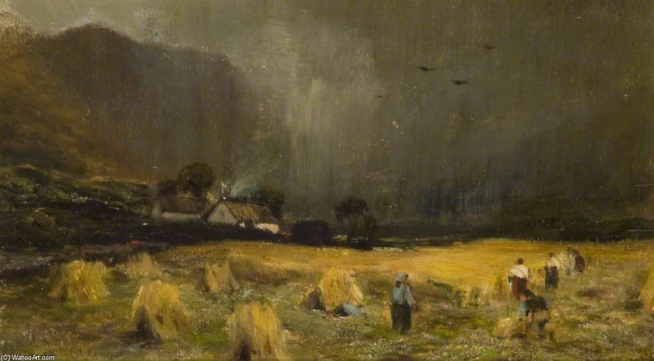 WikiOO.org - Encyclopedia of Fine Arts - Målning, konstverk John Smart - Harvest Field