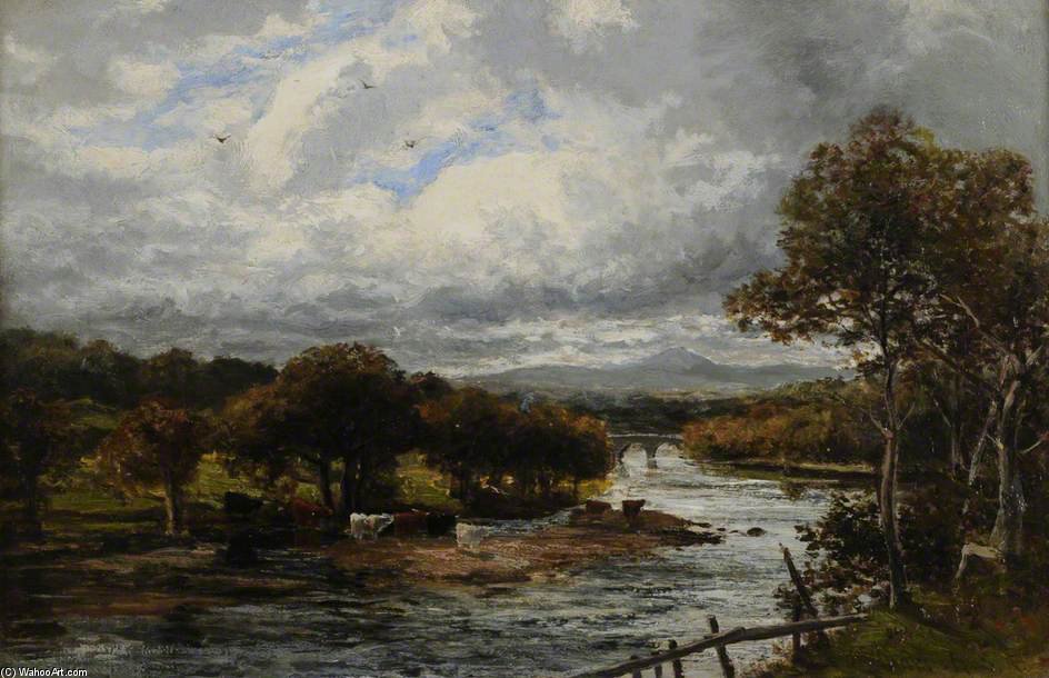 Wikioo.org - The Encyclopedia of Fine Arts - Painting, Artwork by John Smart - On The Teith Near Doune
