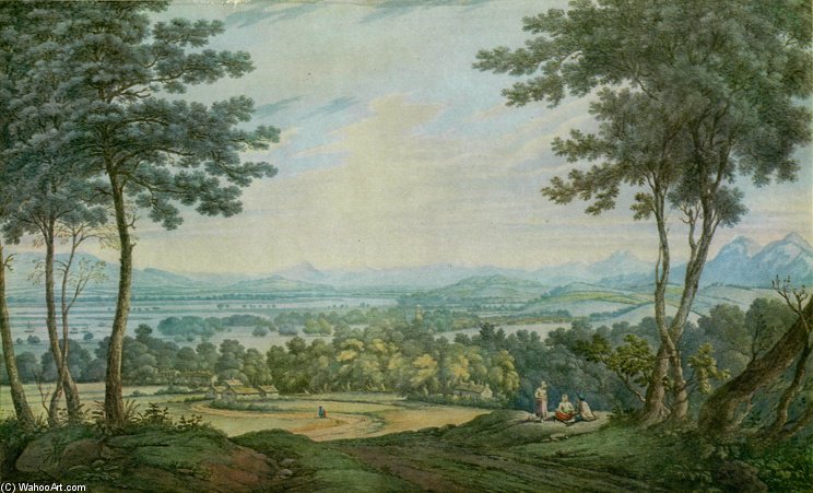 WikiOO.org - Encyclopedia of Fine Arts - Maleri, Artwork Joseph Farington - Scotch Landscape