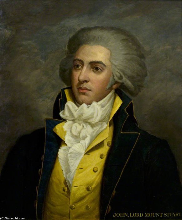 WikiOO.org - Енциклопедія образотворчого мистецтва - Живопис, Картини
 Mather Brown - Viscount Mount Stuart, Provost Of Rothesay