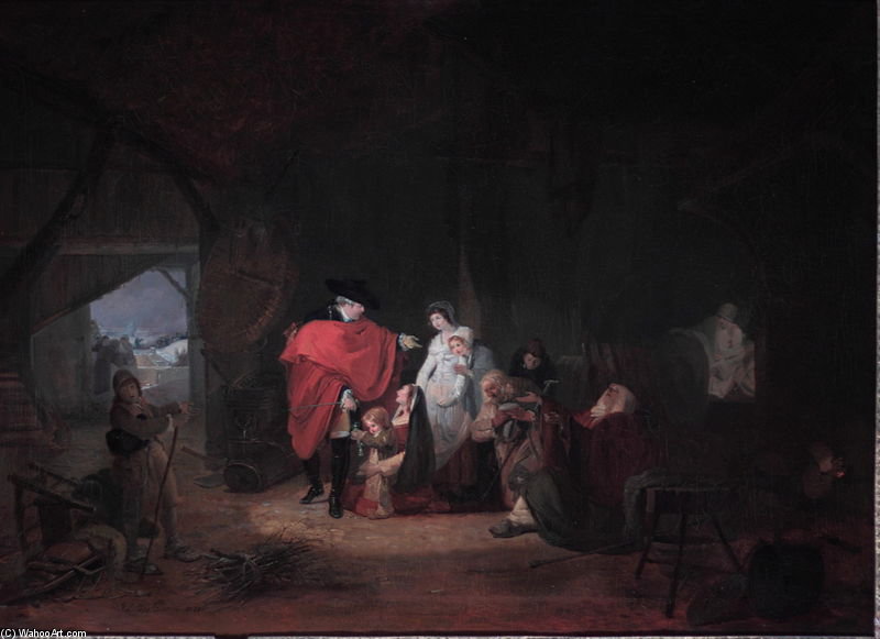 WikiOO.org - Encyclopedia of Fine Arts - Målning, konstverk Philibert Louis Debucourt - Small Intimate Theaters