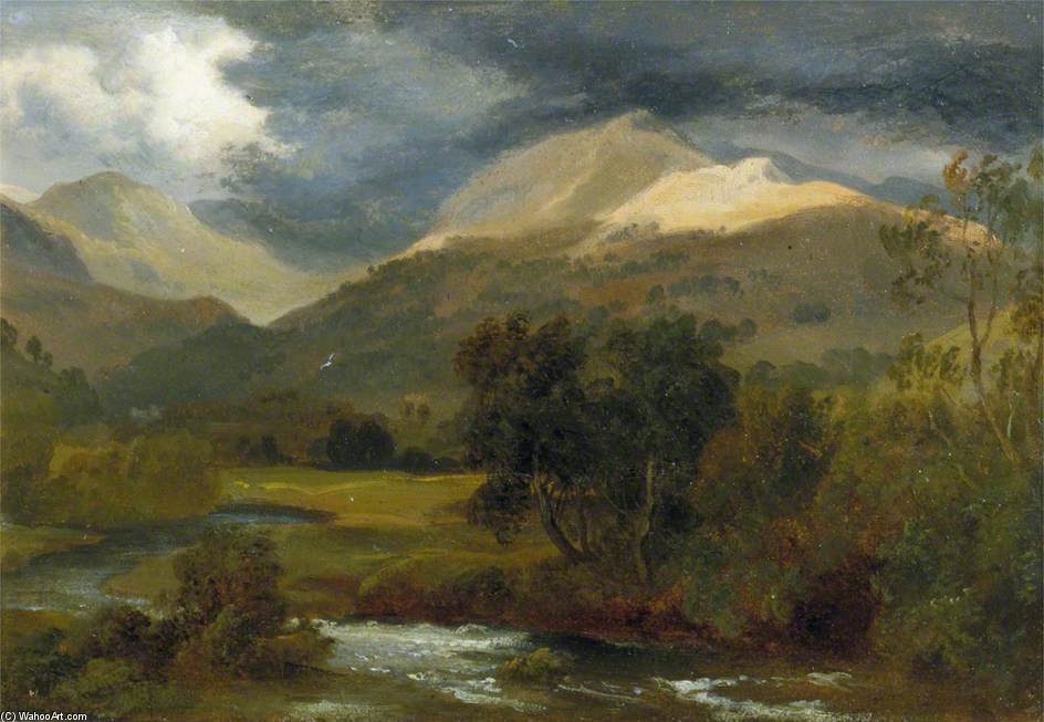 Wikioo.org - The Encyclopedia of Fine Arts - Painting, Artwork by Ramsay Richard Reinagle - Rydal Mountains