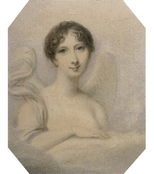 WikiOO.org - Encyclopedia of Fine Arts - Maľba, Artwork Richard Cosway - A Young Lady