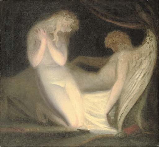 Wikioo.org - The Encyclopedia of Fine Arts - Painting, Artwork by Richard Westall - Cupid And Psyche