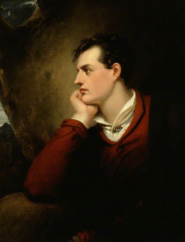 Wikioo.org - The Encyclopedia of Fine Arts - Painting, Artwork by Richard Westall - George Gordon Byron, 6th Baron Byron -