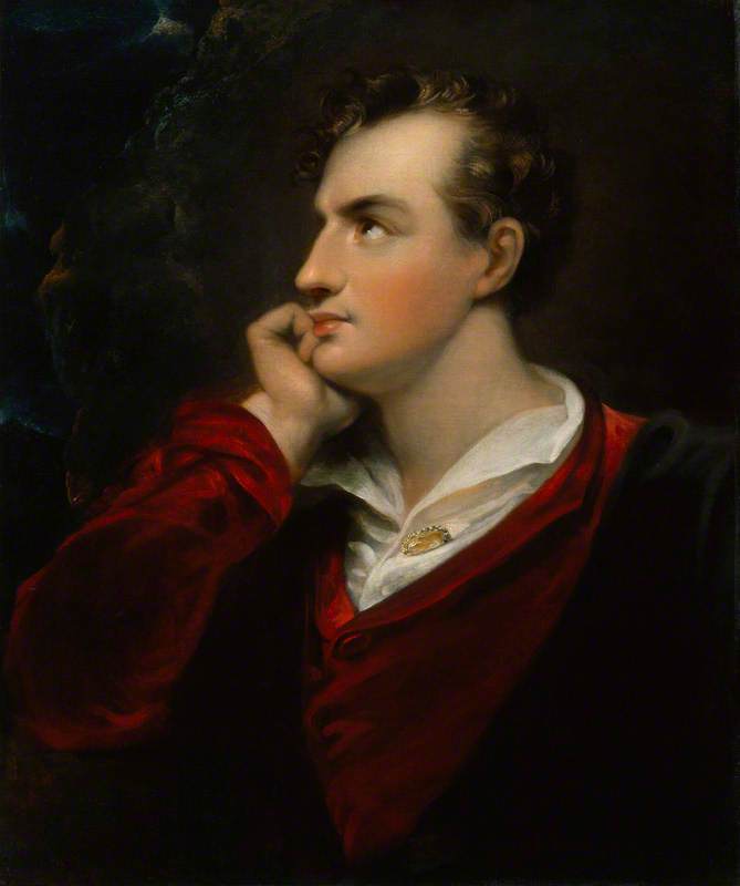 Wikioo.org - The Encyclopedia of Fine Arts - Painting, Artwork by Richard Westall - George Gordon Byron, 6th Baron Byron