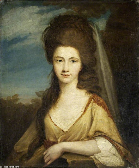 WikiOO.org - 백과 사전 - 회화, 삽화 Robert Edge Pine - Lady Elizabeth Compton