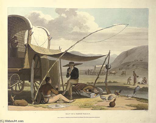 WikiOO.org - Enciclopedia of Fine Arts - Pictura, lucrări de artă Samuel Daniell - African Scenery And Animals At The Cape Of Good Hope