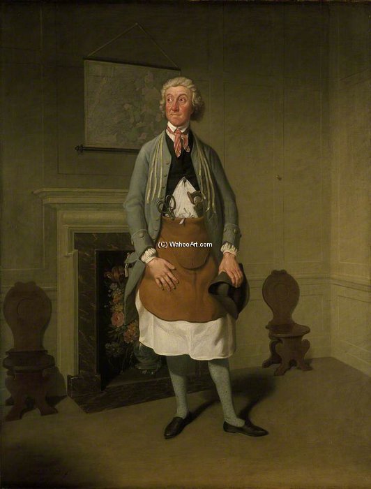WikiOO.org - Encyclopedia of Fine Arts - Festés, Grafika Samuel De Wilde - Mr Suett As Dicky Gossip In 'my Grandmother'
