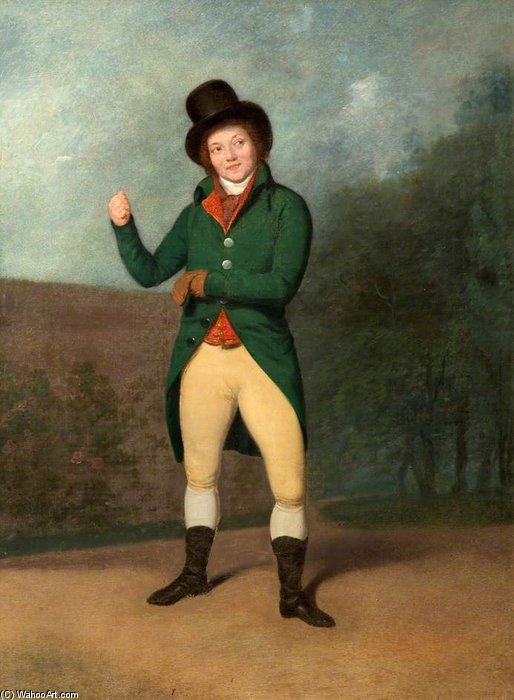 WikiOO.org - Encyclopedia of Fine Arts - Målning, konstverk Samuel De Wilde - Portrait Of An Unidentified Actor Or Actress, In An Unidentified Play