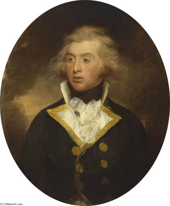 Wikioo.org - The Encyclopedia of Fine Arts - Painting, Artwork by William Beechey - Captain Sir Robert Stopford