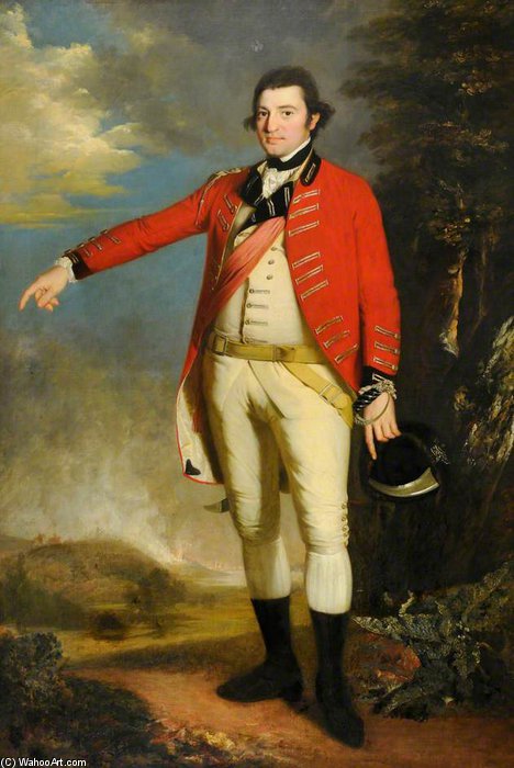 Wikioo.org - The Encyclopedia of Fine Arts - Painting, Artwork by William Beechey - Colonel Milner Of Totley Hall