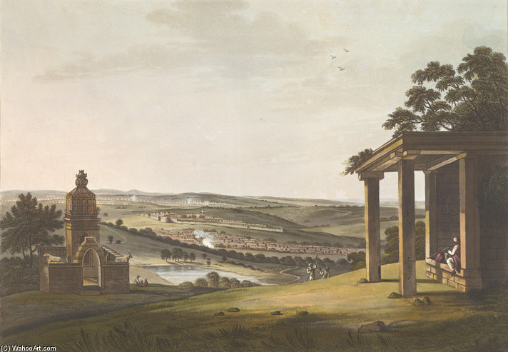 Wikioo.org - The Encyclopedia of Fine Arts - Painting, Artwork by Thomas And William Daniell - A View Of Ossoore