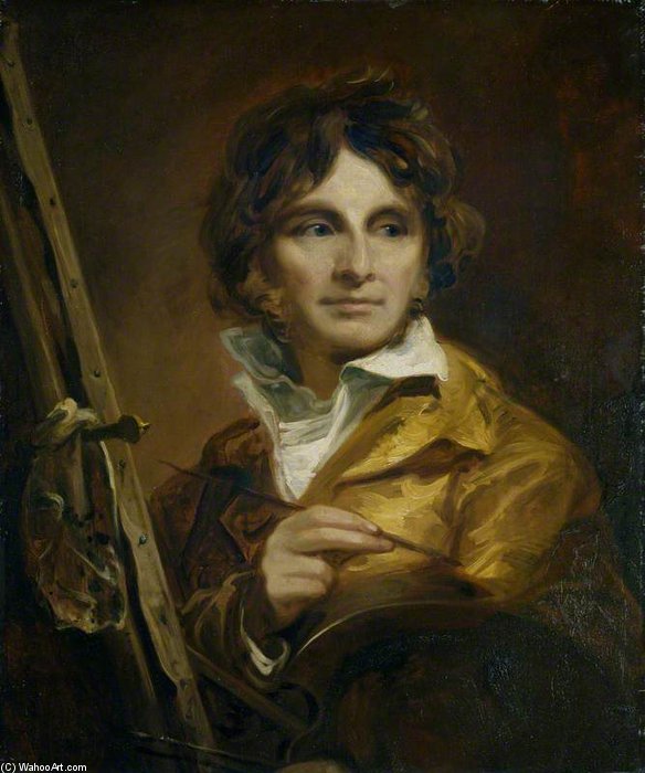 Wikioo.org - The Encyclopedia of Fine Arts - Painting, Artwork by Thomas Barker - Self Portrait