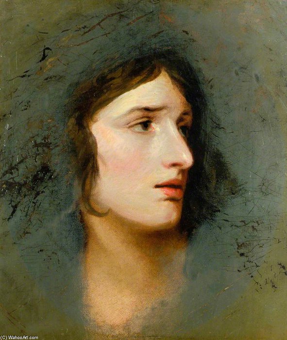 Wikioo.org - The Encyclopedia of Fine Arts - Painting, Artwork by William Hamilton - Sarah Siddons