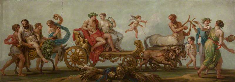 WikiOO.org - Εγκυκλοπαίδεια Καλών Τεχνών - Ζωγραφική, έργα τέχνης William Hamilton - The Four Seasons. Summer – Triumph of Apollo