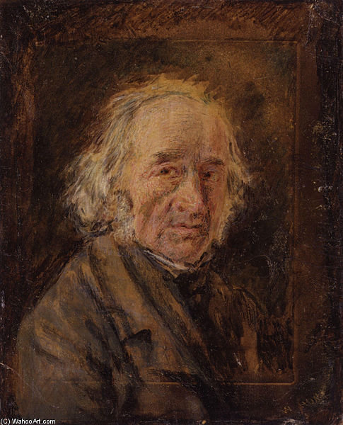 WikiOO.org - 백과 사전 - 회화, 삽화 William Henry Hunt - Self Portrait -
