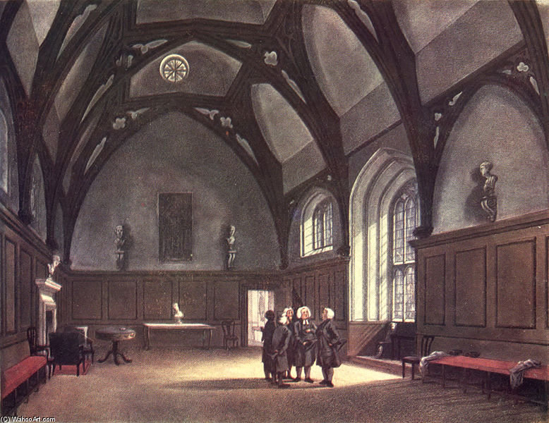 WikiOO.org - Енциклопедія образотворчого мистецтва - Живопис, Картини
 William Henry Pyne - Lambeth Palace