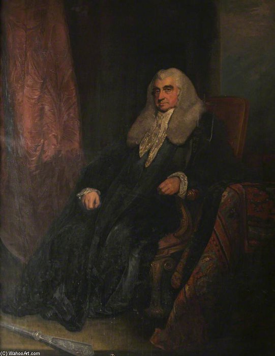 Wikioo.org - The Encyclopedia of Fine Arts - Painting, Artwork by William Owen - Scott, Baron Stowell, Judge Of The High Court Of Admiralty