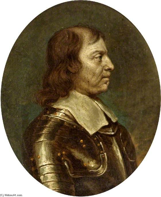 Wikioo.org - The Encyclopedia of Fine Arts - Painting, Artwork by Abraham Cooper - Oliver Cromwell