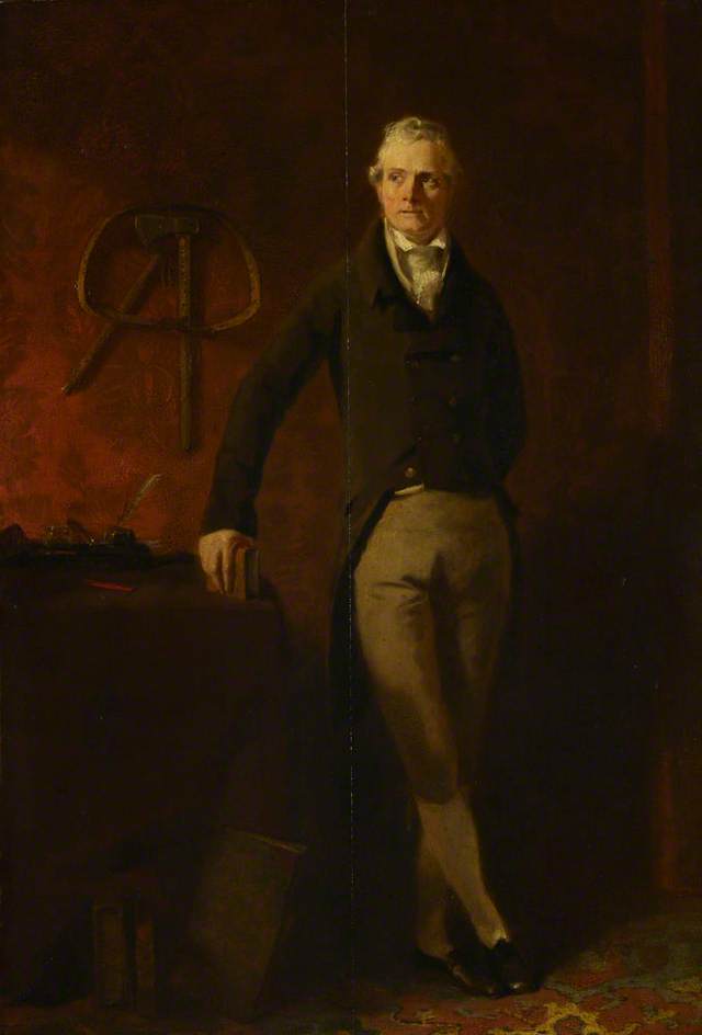 Wikioo.org - The Encyclopedia of Fine Arts - Painting, Artwork by Andrew Geddes - Captain Robert Skirving Of Croy, Of The East India Company, Brother Of Archibald Skirving