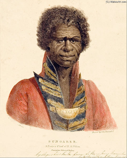 WikiOO.org - Εγκυκλοπαίδεια Καλών Τεχνών - Ζωγραφική, έργα τέχνης Augustus Earle - Bungaree A Native Chief