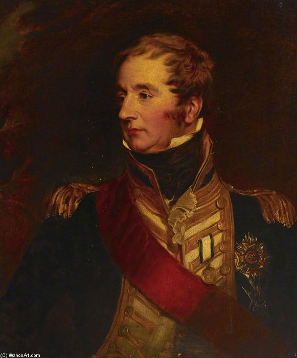 WikiOO.org - אנציקלופדיה לאמנויות יפות - ציור, יצירות אמנות Charles Landseer - Admiral Sir George Martin