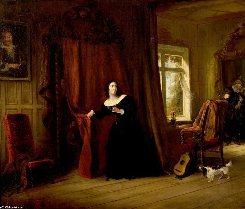 WikiOO.org - Enciklopedija likovnih umjetnosti - Slikarstvo, umjetnička djela Charles Robert Leslie - The Merry Wives Of Windsor -
