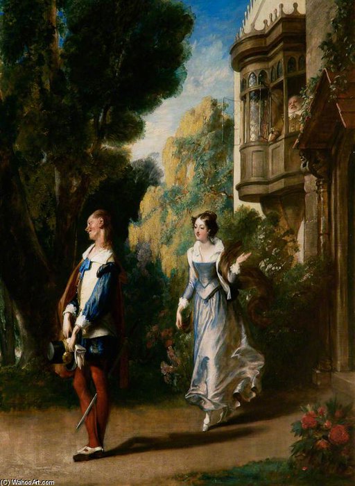WikiOO.org - Enciklopedija likovnih umjetnosti - Slikarstvo, umjetnička djela Charles Robert Leslie - The Merry Wives Of Windsor