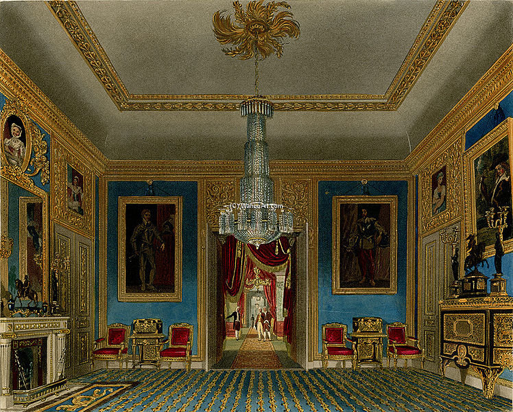 WikiOO.org - Encyclopedia of Fine Arts - Maleri, Artwork Charles Wild - Ante Room Looking North