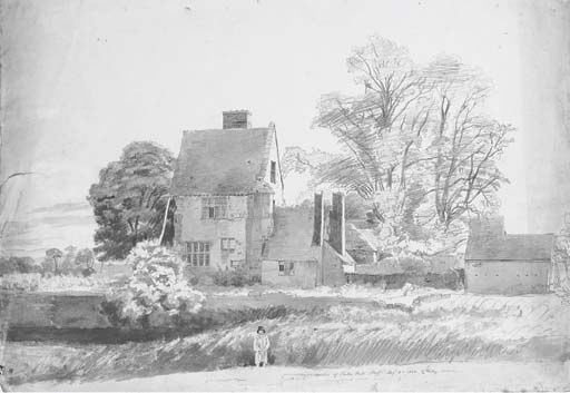 WikiOO.org - Enciklopedija dailės - Tapyba, meno kuriniai Cornelius Varley - The Ruins Of Purton Hall, Staffordshire