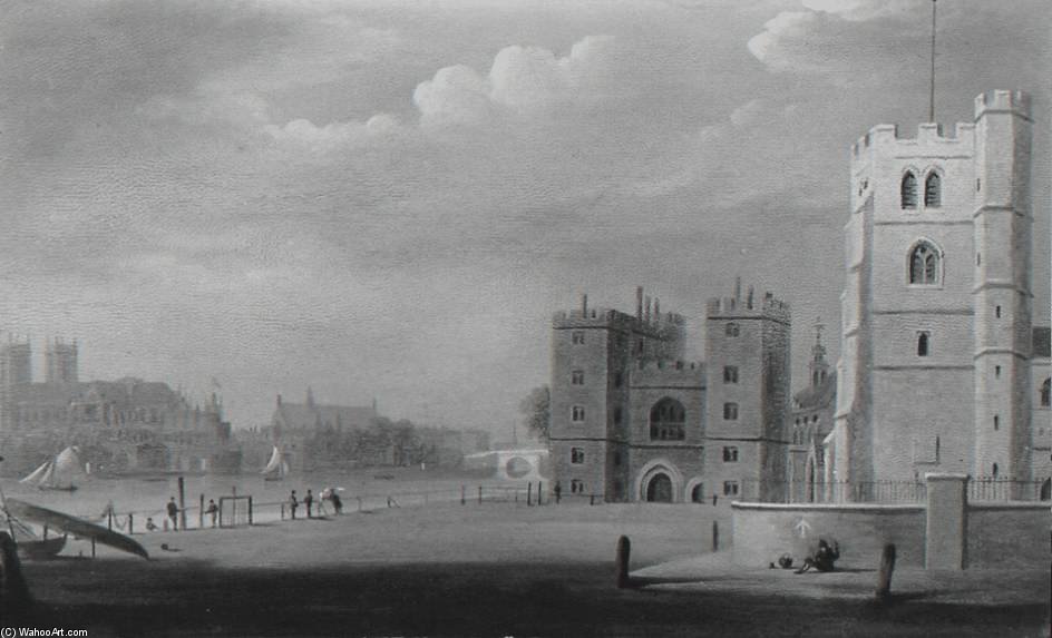 WikiOO.org - Енциклопедія образотворчого мистецтва - Живопис, Картини
 Daniel Turner - Lambeth Palace