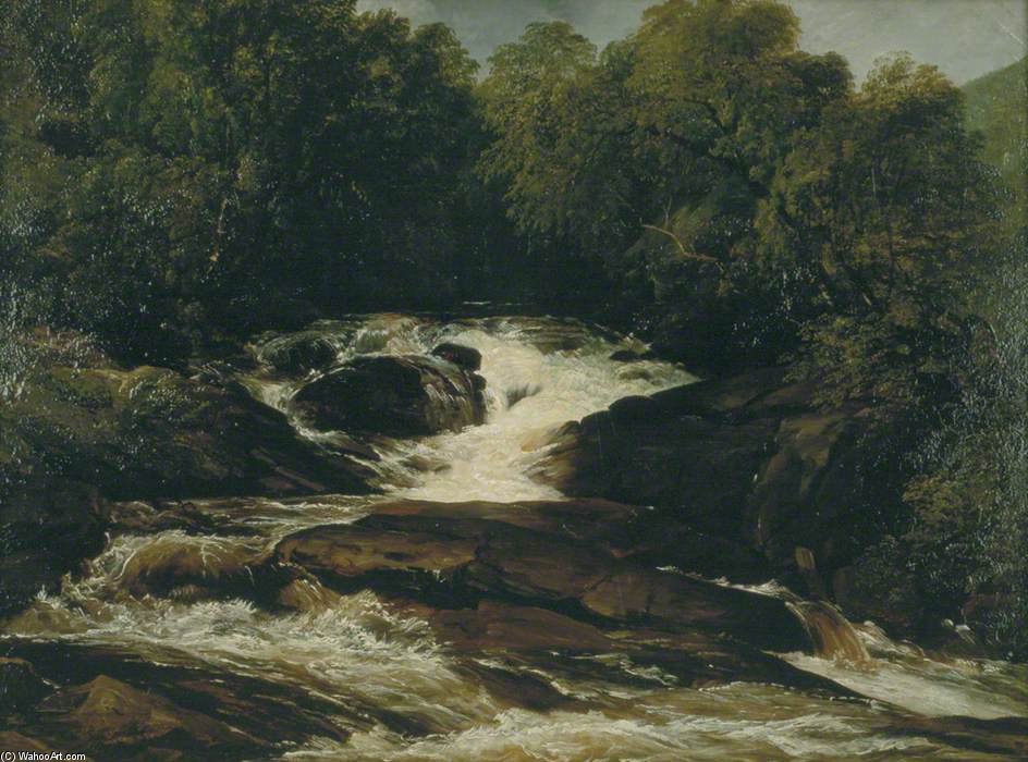 Wikioo.org - The Encyclopedia of Fine Arts - Painting, Artwork by Frederick Richard Lee - A Devonshire Stream