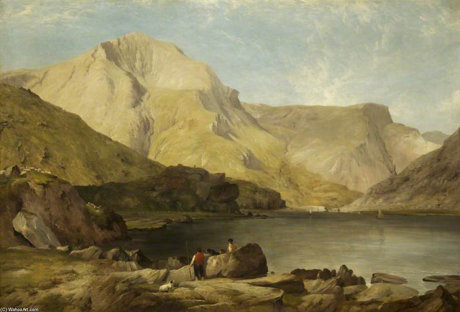 Wikioo.org - The Encyclopedia of Fine Arts - Painting, Artwork by Frederick Richard Lee - The Ogwen Lake