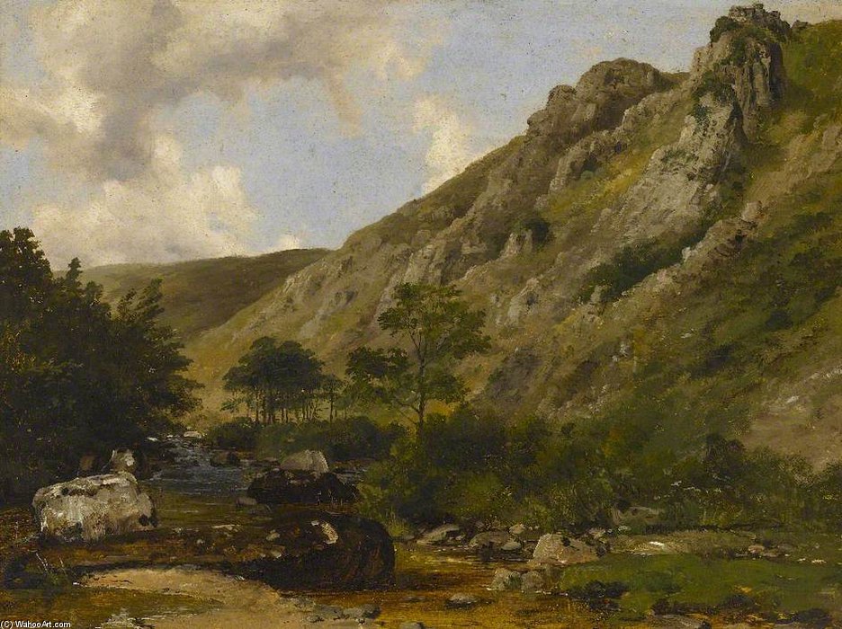 Wikioo.org - The Encyclopedia of Fine Arts - Painting, Artwork by Frederick Richard Lee - The River Teign, South Devon