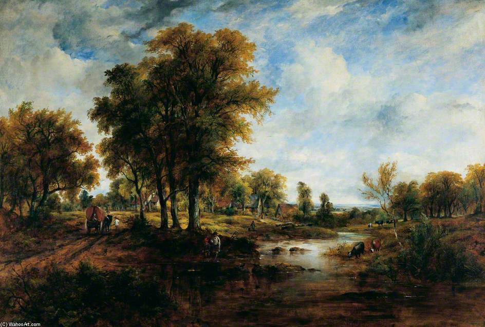 Wikioo.org - The Encyclopedia of Fine Arts - Painting, Artwork by Frederick Waters (William) Watts - Landscape -