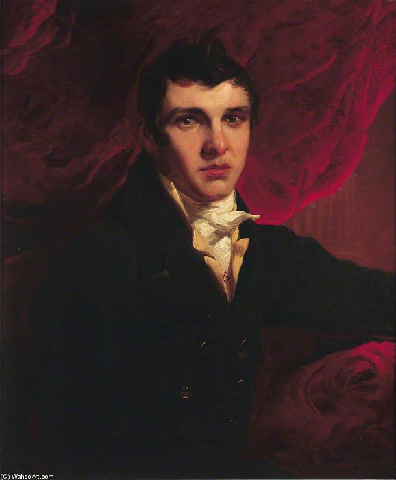 WikiOO.org - Encyclopedia of Fine Arts - Målning, konstverk George Henry Harlow - Abraham Goldsmid