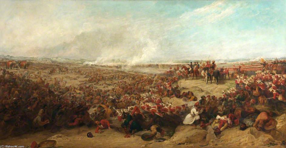 WikiOO.org - Enciclopedia of Fine Arts - Pictura, lucrări de artă George Jones - The Battle Of Meeanee