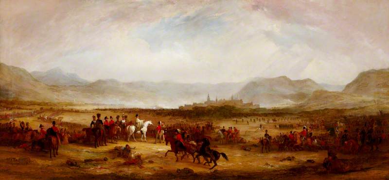 WikiOO.org - Encyclopedia of Fine Arts - Lukisan, Artwork George Jones - The Battle Of Vittoria