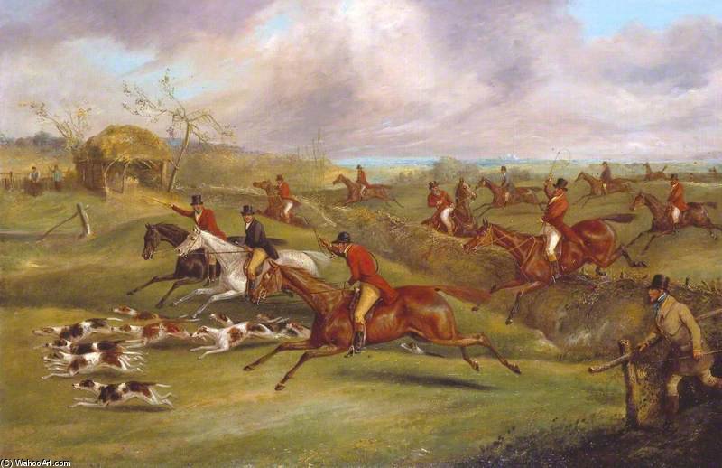 Wikioo.org - The Encyclopedia of Fine Arts - Painting, Artwork by Henry Thomas Alken - The Belvoir Hunt