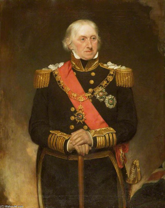 Wikioo.org - The Encyclopedia of Fine Arts - Painting, Artwork by Henry William Pickersgill - Admiral Sir Edward Campbell Owen -