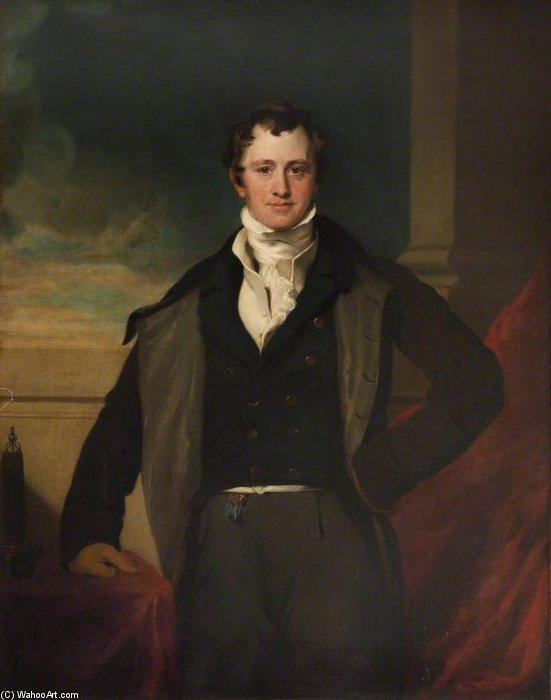 Wikioo.org - The Encyclopedia of Fine Arts - Painting, Artwork by Henry William Pickersgill - Humphry Davy