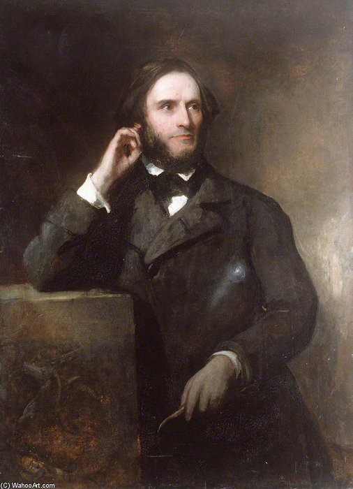 Wikioo.org - The Encyclopedia of Fine Arts - Painting, Artwork by Henry William Pickersgill - John Gibson, Sculptor