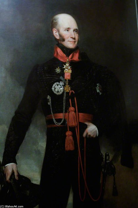 WikiOO.org - Encyclopedia of Fine Arts - Maalaus, taideteos Henry William Pickersgill - Major General Sir George Ridout Bingham