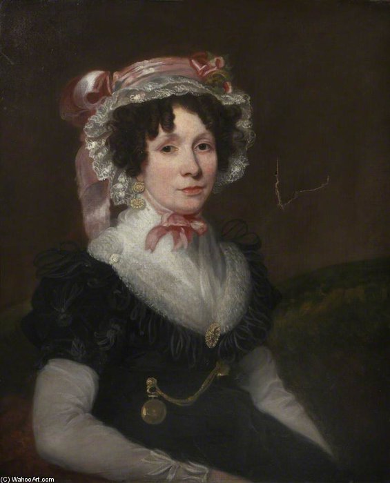 WikiOO.org - Encyclopedia of Fine Arts - Maľba, Artwork Henry William Pickersgill - Mrs George Beadnell