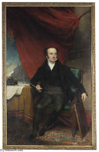 WikiOO.org - Encyclopedia of Fine Arts - Målning, konstverk Henry William Pickersgill - Portrait Of John Thomas Barber Beaumont