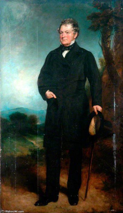 Wikioo.org - The Encyclopedia of Fine Arts - Painting, Artwork by Henry William Pickersgill - Sir Edmund Beckett (known As Edmund Denison)