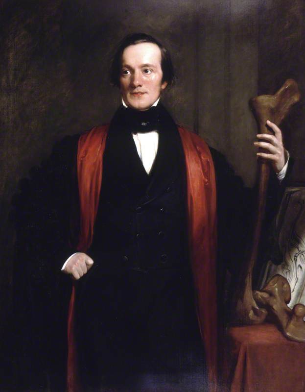 WikiOO.org - אנציקלופדיה לאמנויות יפות - ציור, יצירות אמנות Henry William Pickersgill - Sir Richard Owen -