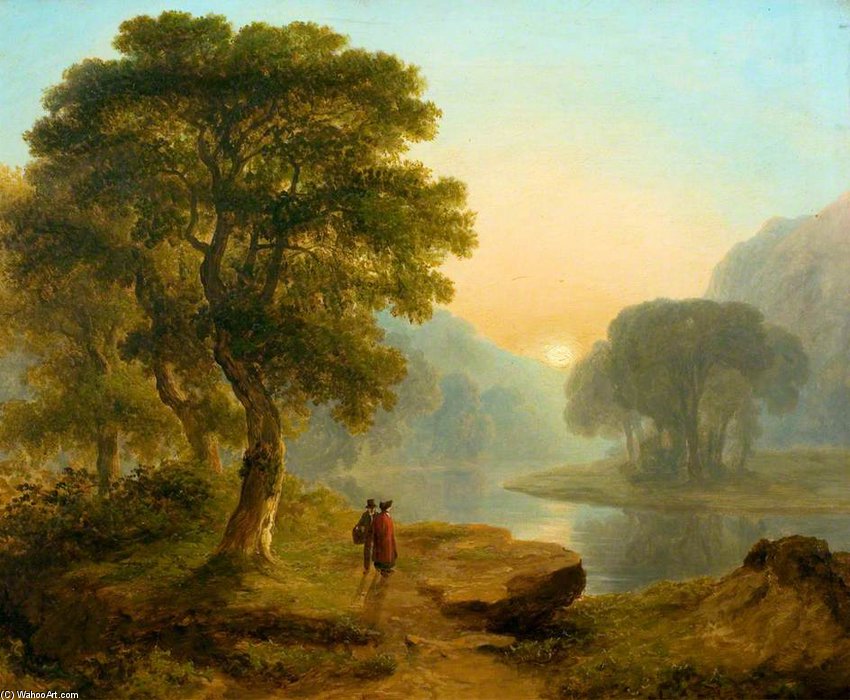 WikiOO.org - אנציקלופדיה לאמנויות יפות - ציור, יצירות אמנות James Arthur O Connor - Morning