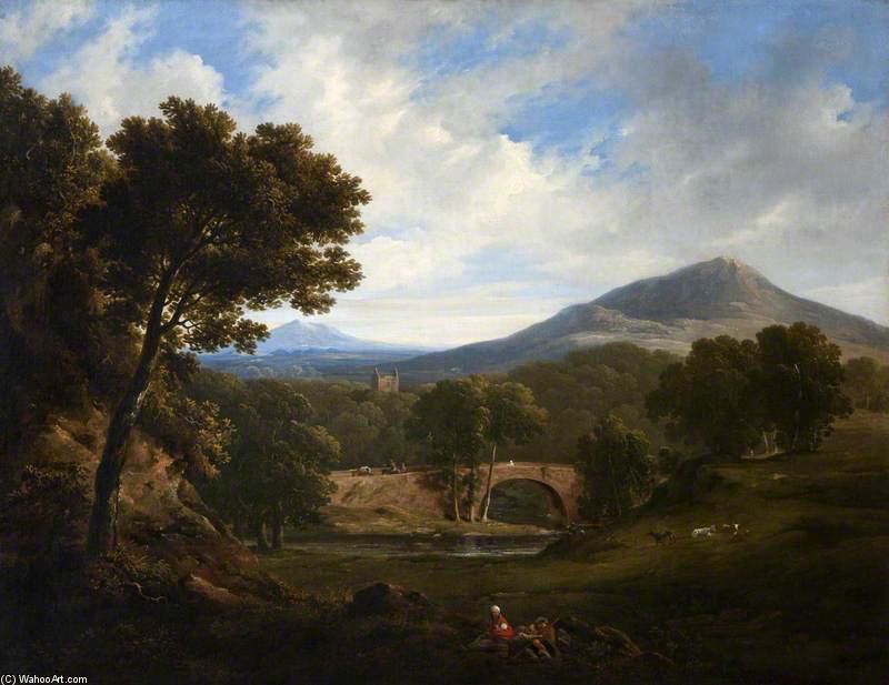 Wikioo.org - The Encyclopedia of Fine Arts - Painting, Artwork by James Arthur O Connor - Scene In County Wicklow